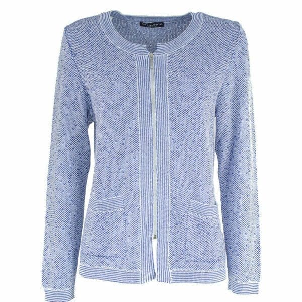 Cardigan donna con zip