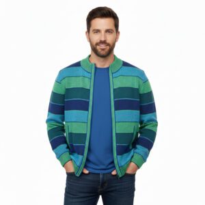 cardigan zip con tasche