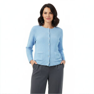 cardigan bottoni con tasche