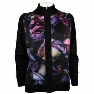 Cardigan donna con zip