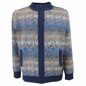 cardigan con tasche lana